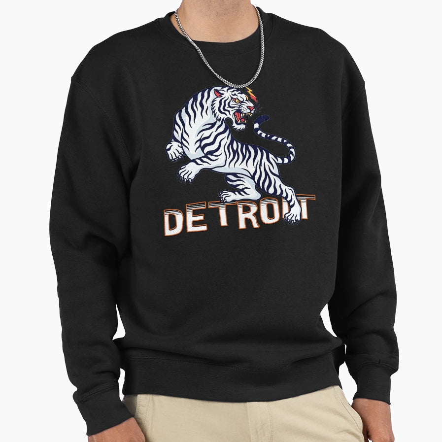 Detroit Sweatshirt - Trendy Graphic for Adults - T-Shirt, Sweatshirt, Hoodie