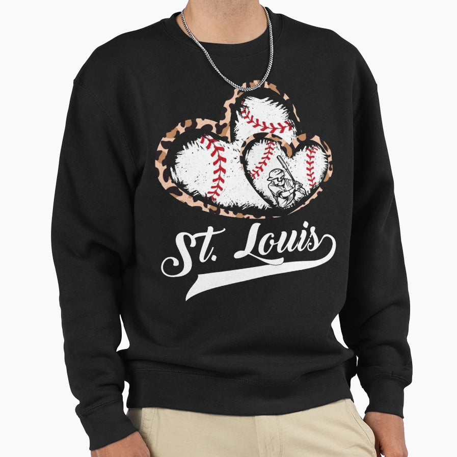 Art St Louis Blues Sweatshirt - Custom Art Print for Adults - T-Shirt, Sweatshirt, Hoodie