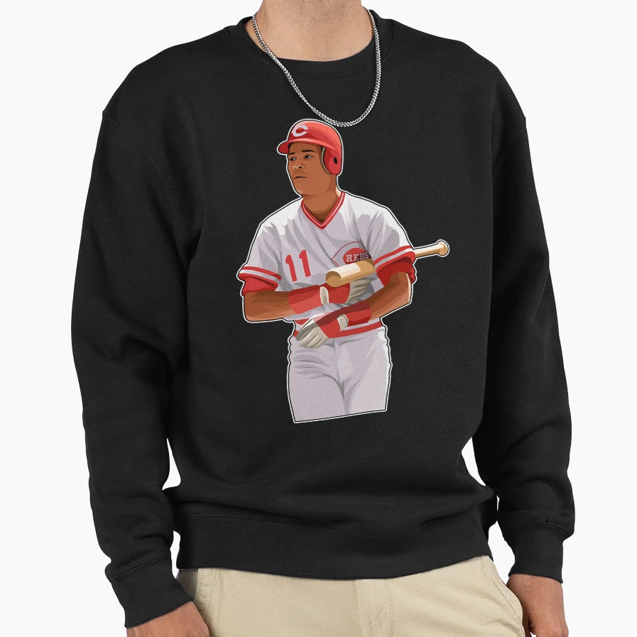 Barry Larkin 11 Get Ready Sweatshirt - Unique Graphic Men Women - T-Shirt, Sweatshirt, Hoodie