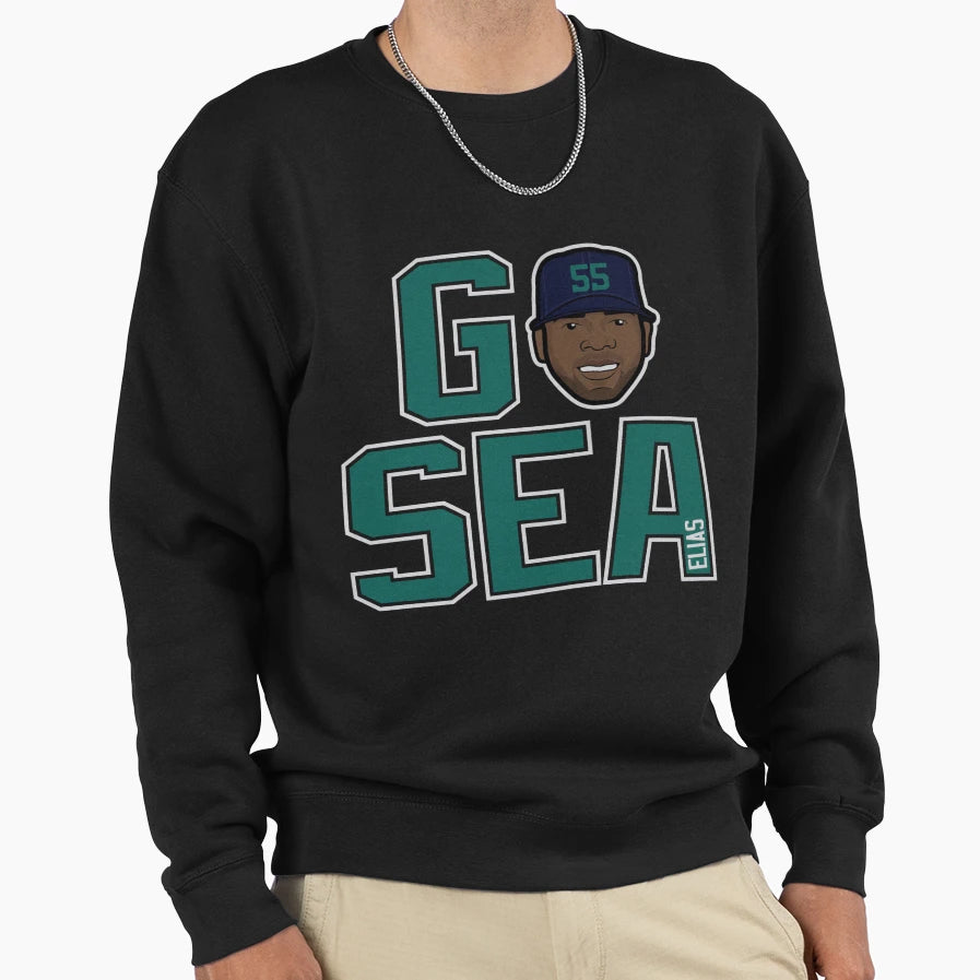 Roenis Elias Go Sea Sweatshirt - Novelty Apparel Men Women - T-Shirt, Sweatshirt, Hoodie