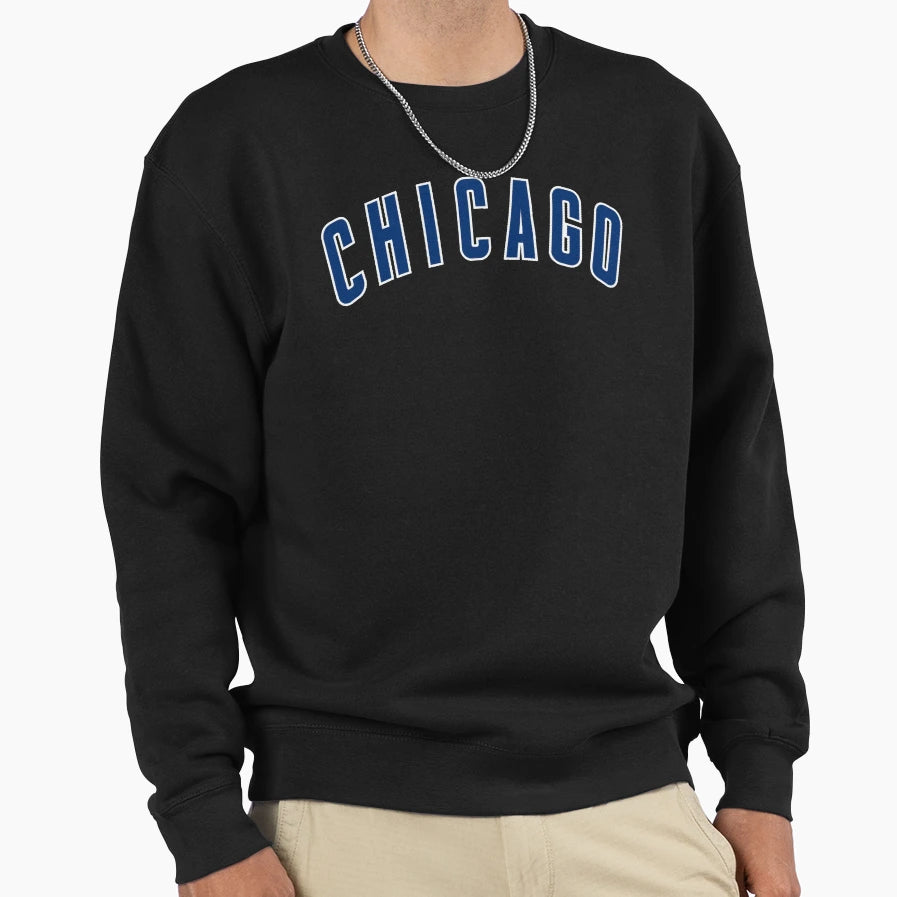 Blue White Chcg Sweatshirt - Novelty Apparel Unisex - T-Shirt, Sweatshirt, Hoodie