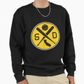 San Diego Baseball Bats Sd Game Sweatshirt - Minimalist Print for Adults - T-Shirt, Sweatshirt, Hoodie