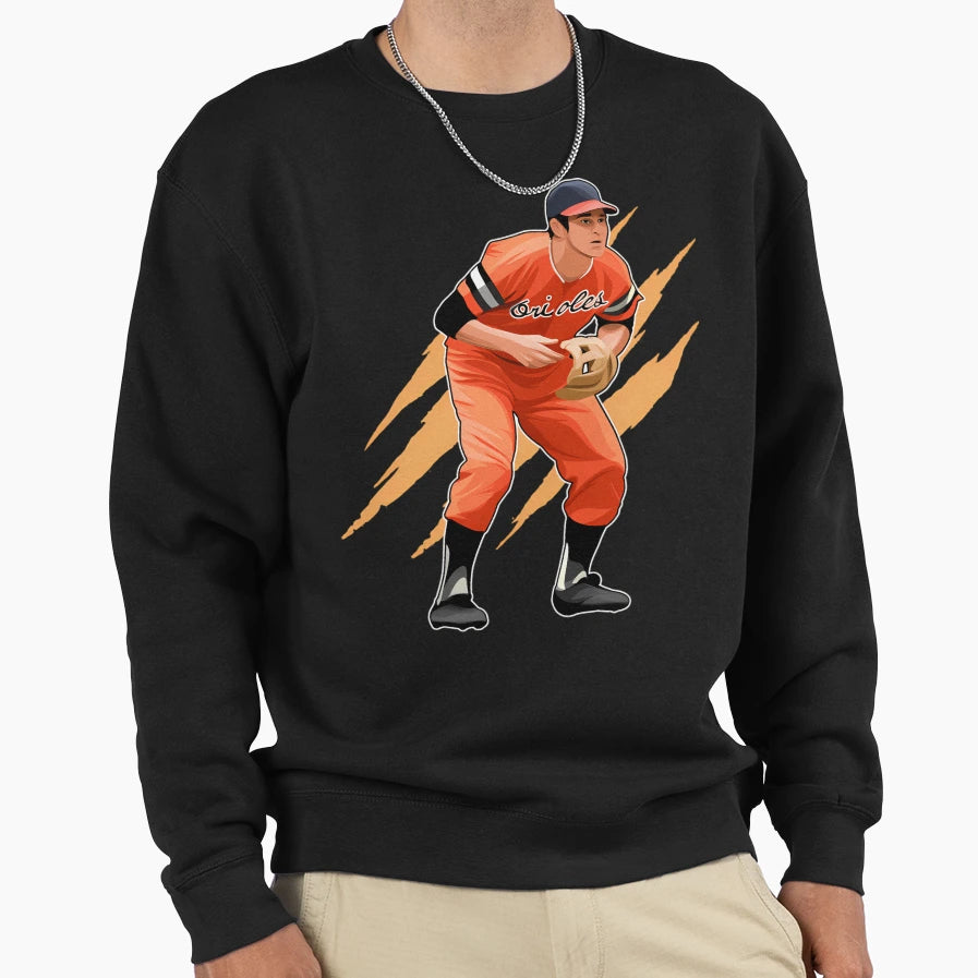 Brooks Robinson Get Ready Circa Sweatshirt - Unique Graphic for Adults - T-Shirt, Sweatshirt, Hoodie