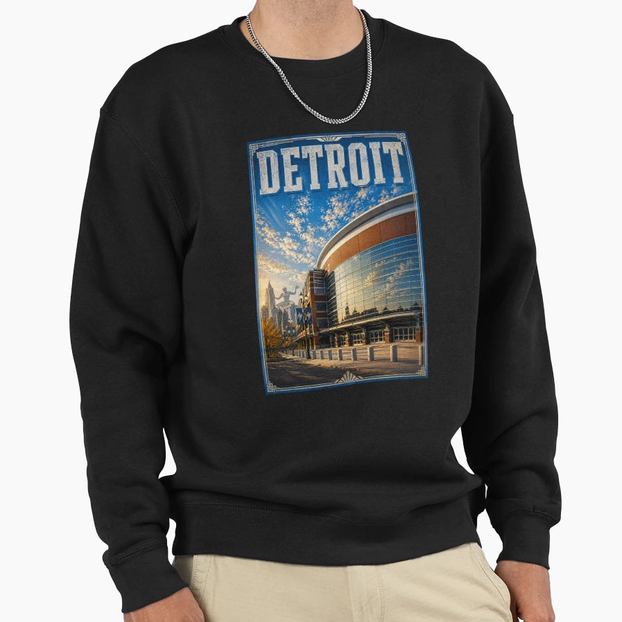 Detroit Gridiron Shrine Sweatshirt - Casual Everyday Wear Men Women - T-Shirt, Sweatshirt, Hoodie