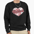 Love Boston Baseball Heart City Map Sweatshirt - Novelty Apparel Unisex - T-Shirt, Sweatshirt, Hoodie