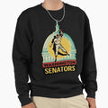 Senators Baseball Sweatshirt - Novelty Apparel for Adults - T-Shirt, Sweatshirt, Hoodie