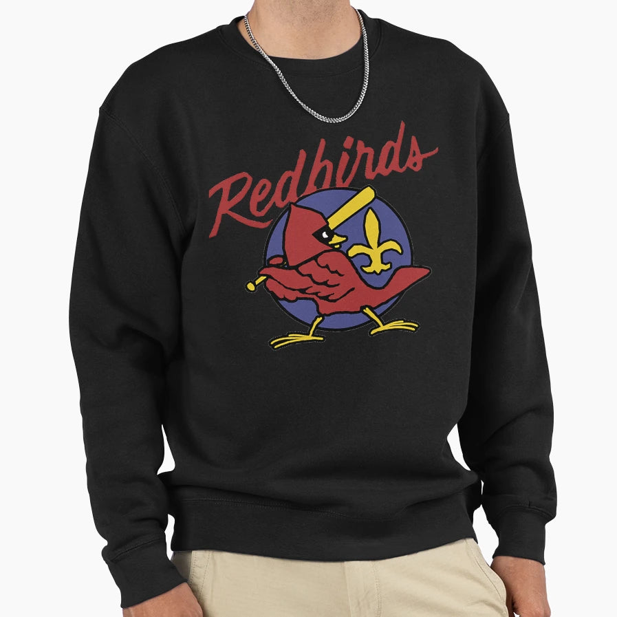 Louisville Redbirds Minor League Sweatshirt - Unique Graphic for Adults - T-Shirt, Sweatshirt, Hoodie