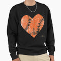 San Francisco Baseball Heart Sweatshirt - Aesthetic Graphic for Adults - T-Shirt, Sweatshirt, Hoodie