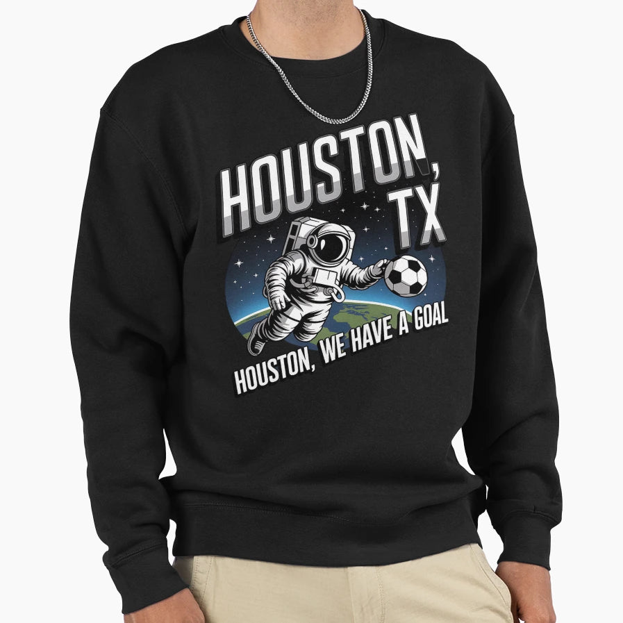 2026 Soccer City Houston Tx Soccer Sweatshirt - Novelty Apparel Unisex - T-Shirt, Sweatshirt, Hoodie