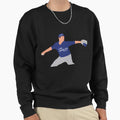 Baseball Player Action Sweatshirt - Unique Graphic for Adults - T-Shirt, Sweatshirt, Hoodie