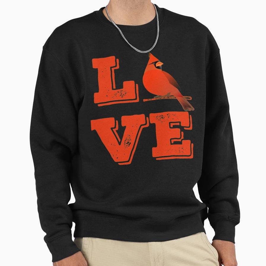 Love St Louis Missouri Baseball Sweatshirt - Casual Everyday Wear Unisex - T-Shirt, Sweatshirt, Hoodie