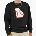 Georgia State Outline Sweatshirt - Casual Everyday Wear for Adults - T-Shirt, Sweatshirt, Hoodie