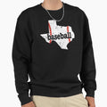 Texas Baseball Fan Gear T-Shirt - Minimalist Print Unisex - T-Shirt, Sweatshirt, Hoodie