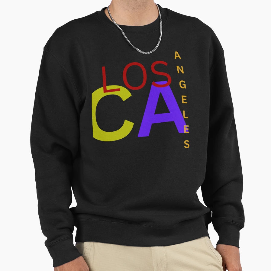 Los Angeles Sweatshirt - Aesthetic Graphic Unisex - T-Shirt, Sweatshirt, Hoodie
