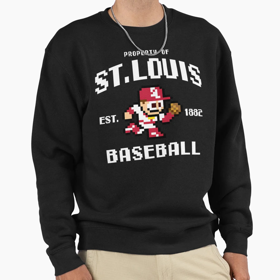 Property St Louis Cardinals Baseball Sweatshirt - Trendy Graphic Unisex - T-Shirt, Sweatshirt, Hoodie