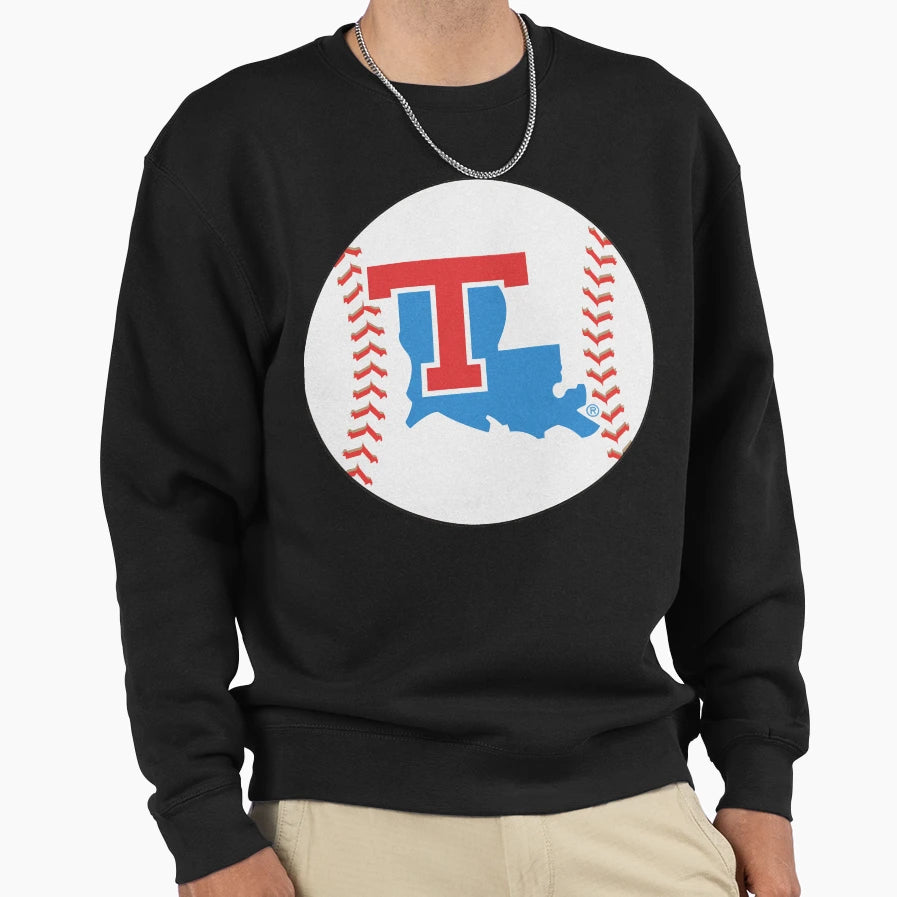 Louisiana Tech Baseball Sweatshirt - Aesthetic Graphic Men Women - T-Shirt, Sweatshirt, Hoodie