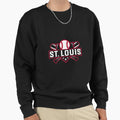St Louis Baseball Home Plate Sweatshirt - Streetwear Style for Adults - T-Shirt, Sweatshirt, Hoodie