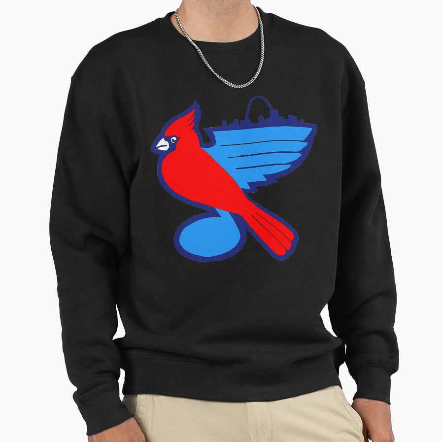 Cardinalsblues Logo Sweatshirt - Minimalist Print Men Women - T-Shirt, Sweatshirt, Hoodie