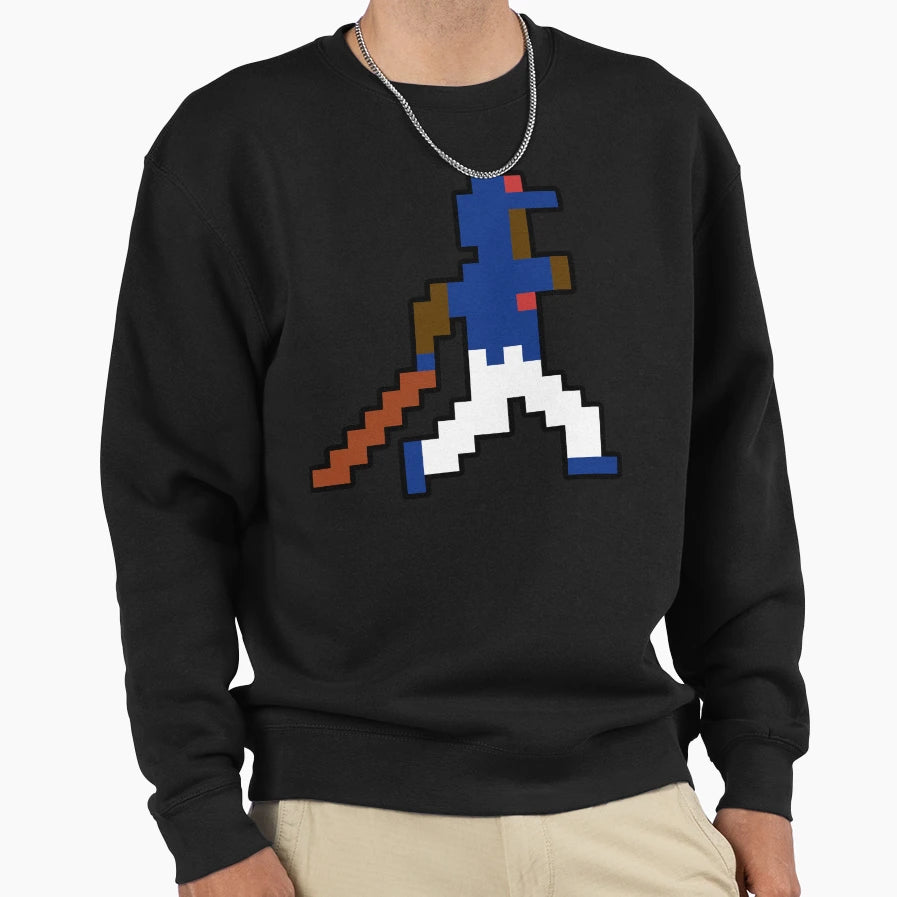 8 Bit Chicago Pixel Baseball Sweatshirt - Casual Everyday Wear Unisex - T-Shirt, Sweatshirt, Hoodie