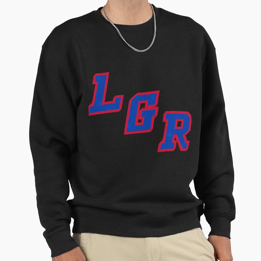 Lgr White Sweatshirt - Casual Everyday Wear Men Women - T-Shirt, Sweatshirt, Hoodie