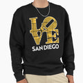 Love San Diego City Map San Diego 619 Sweatshirt - Aesthetic Graphic Unisex - T-Shirt, Sweatshirt, Hoodie
