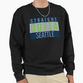 Straight Outta Seattle Football Sweatshirt - Aesthetic Graphic for Adults - T-Shirt, Sweatshirt, Hoodie