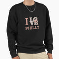 I Love Sign Philly Sweatshirt - Minimalist Print for Adults - T-Shirt, Sweatshirt, Hoodie