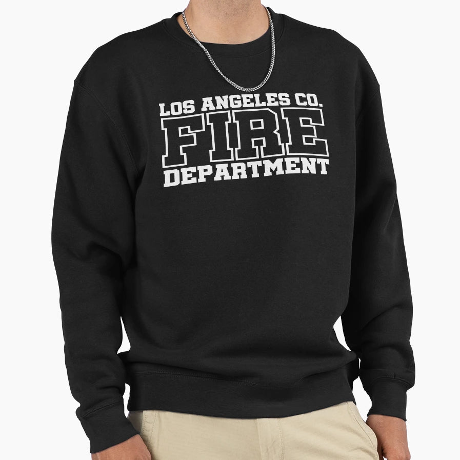 Los Angeles County Fire Sweatshirt - Casual Everyday Wear Men Women - T-Shirt, Sweatshirt, Hoodie