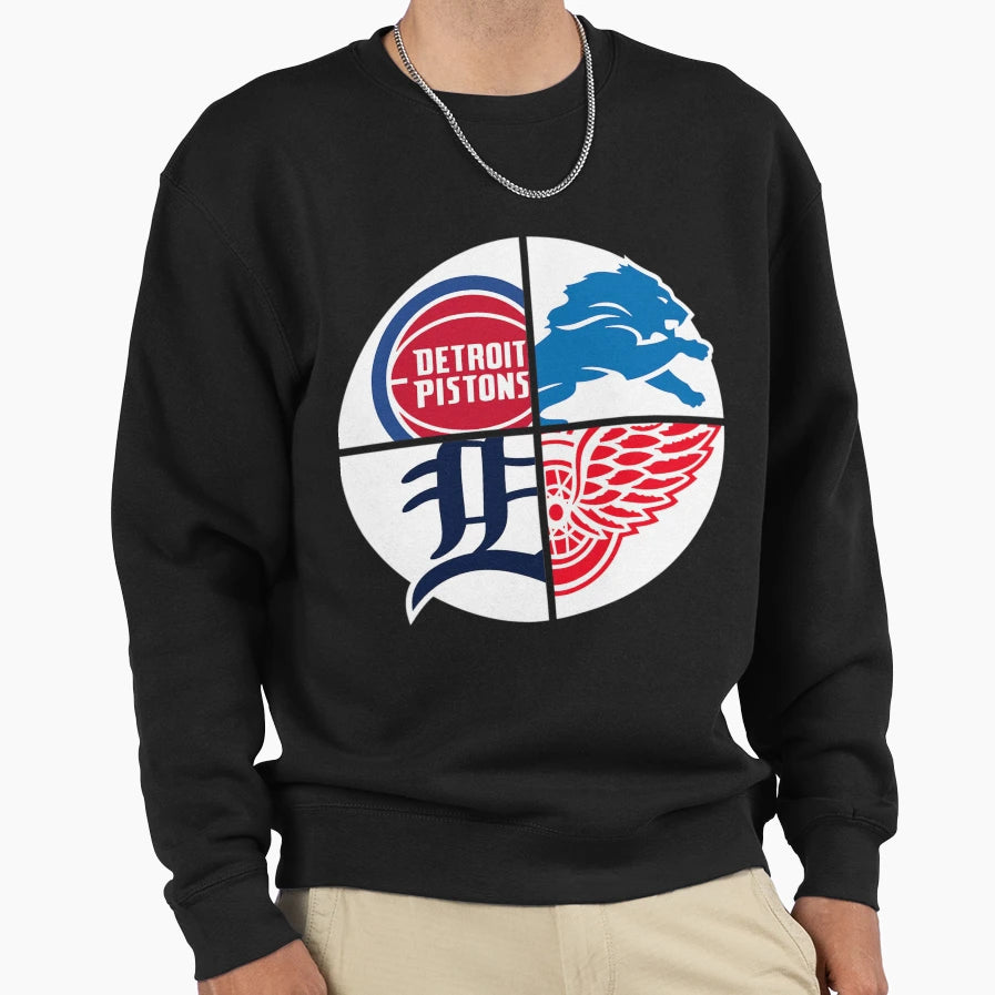 Detroit Sports Sweatshirt - Fun Novelty Design Unisex - T-Shirt, Sweatshirt, Hoodie