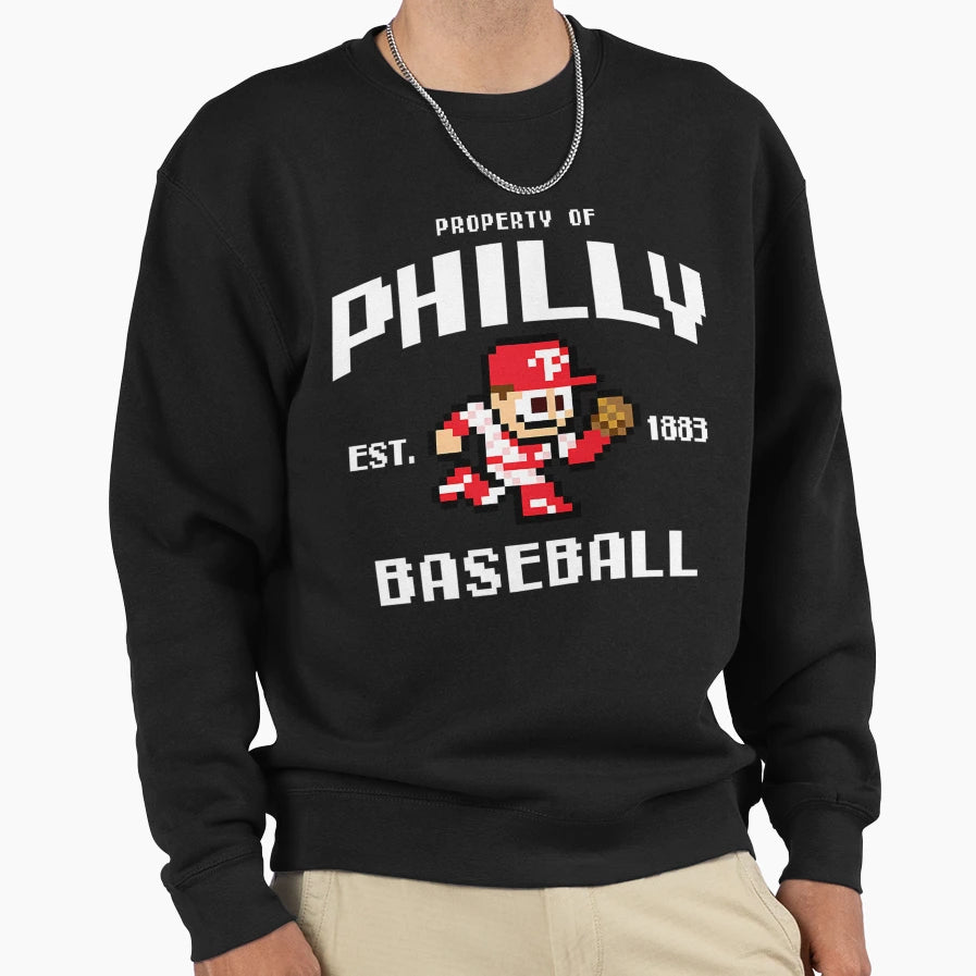 Property Philadelphia Phillies Sweatshirt - Unique Graphic for Adults - T-Shirt, Sweatshirt, Hoodie