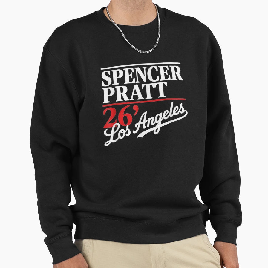 Spencer Pratt Los Angeles Athletic Sweatshirt - Trendy Graphic for Adults - T-Shirt, Sweatshirt, Hoodie