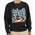 Kitten Baseball Team Sweatshirt - Minimalist Print Men Women - T-Shirt, Sweatshirt, Hoodie