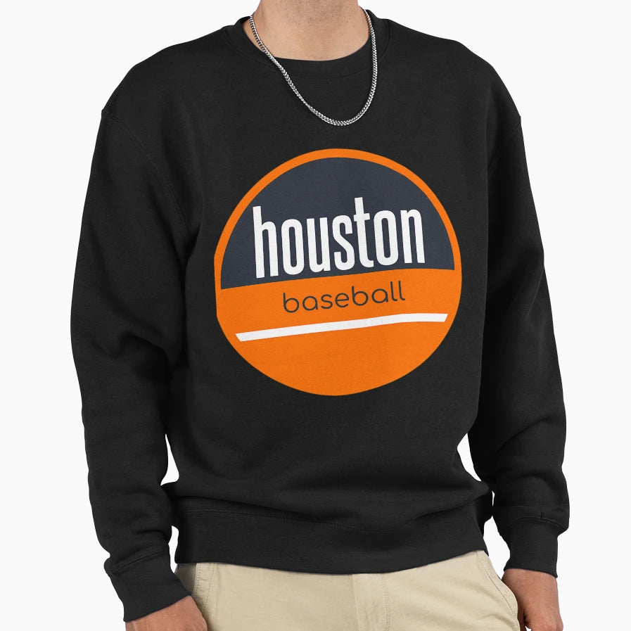 Houston Baseball Sweatshirt - Casual Everyday Wear Unisex - T-Shirt, Sweatshirt, Hoodie