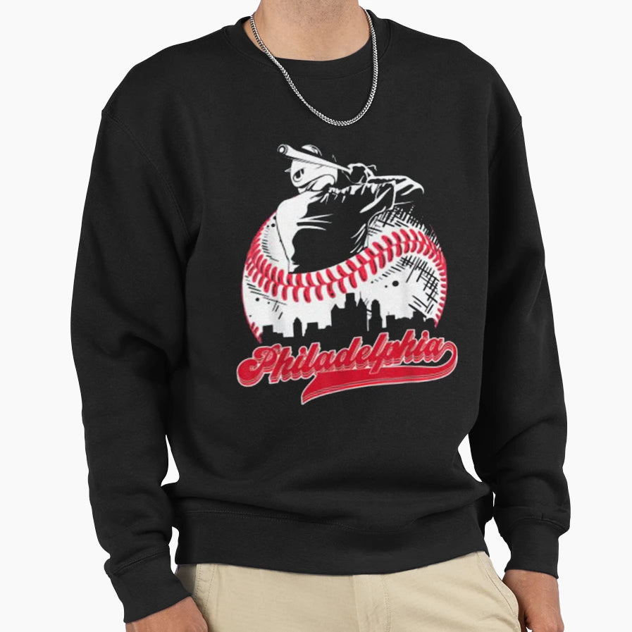 Philadelphia Baseball Sweatshirt - Trendy Graphic Men Women - T-Shirt, Sweatshirt, Hoodie