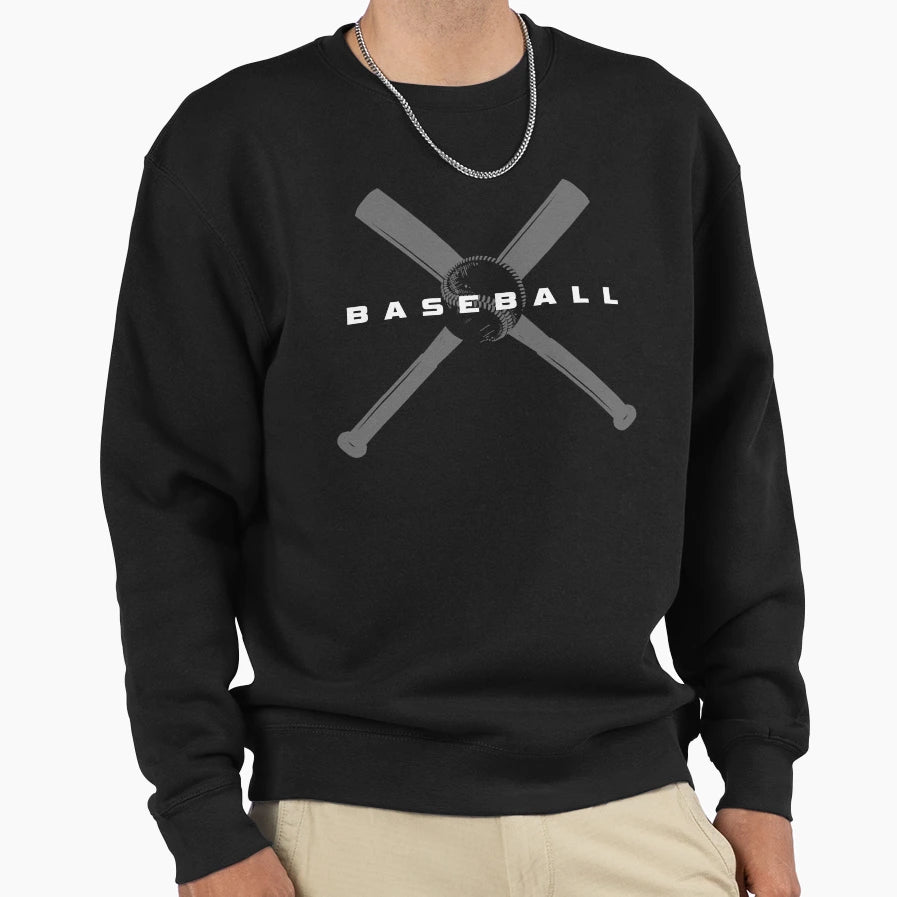 Baseball Baseball Sweatshirt - Minimalist Print for Adults - T-Shirt, Sweatshirt, Hoodie