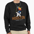 Houston Space City Astronaut Sweatshirt - Casual Everyday Wear for Adults - T-Shirt, Sweatshirt, Hoodie