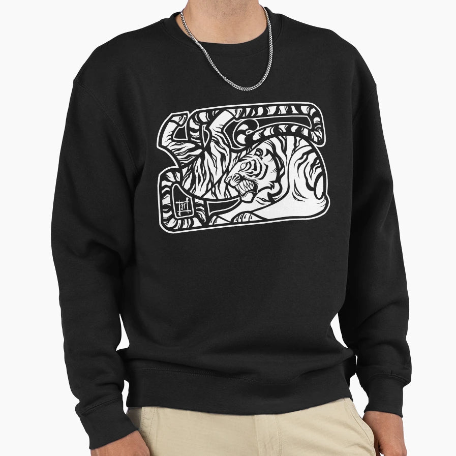 Twisted Tiger Sweatshirt - Unique Graphic Men Women - T-Shirt, Sweatshirt, Hoodie