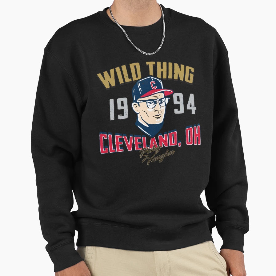 Wild Thing Clevelandd Ohio Sweatshirt - Custom Art Print Men Women - T-Shirt, Sweatshirt, Hoodie