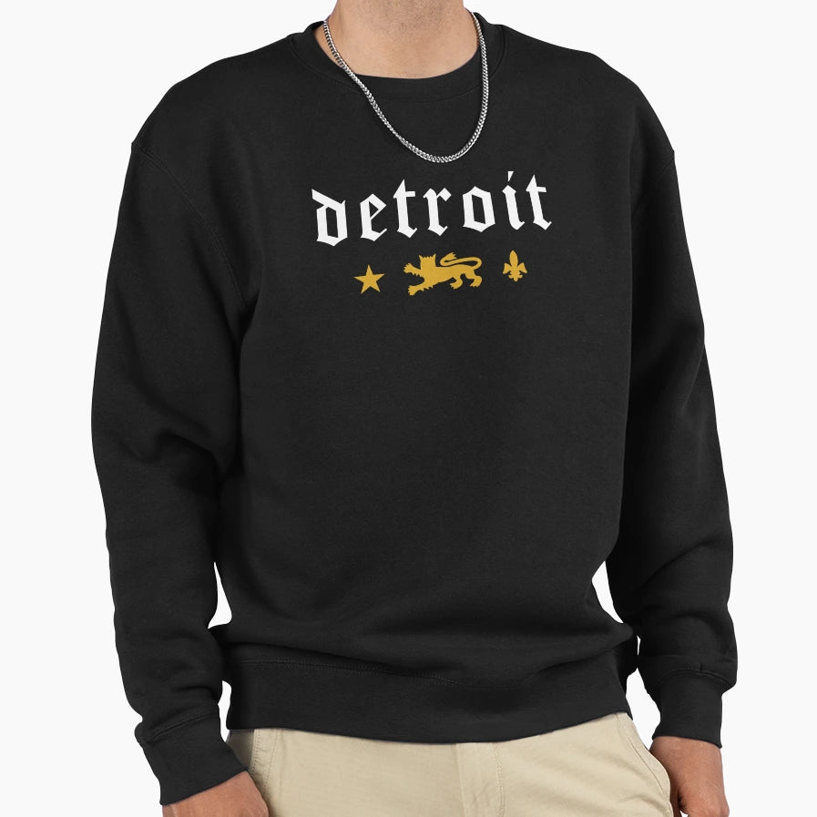 Detroit Sweatshirt - Casual Everyday Wear for Adults - T-Shirt, Sweatshirt, Hoodie
