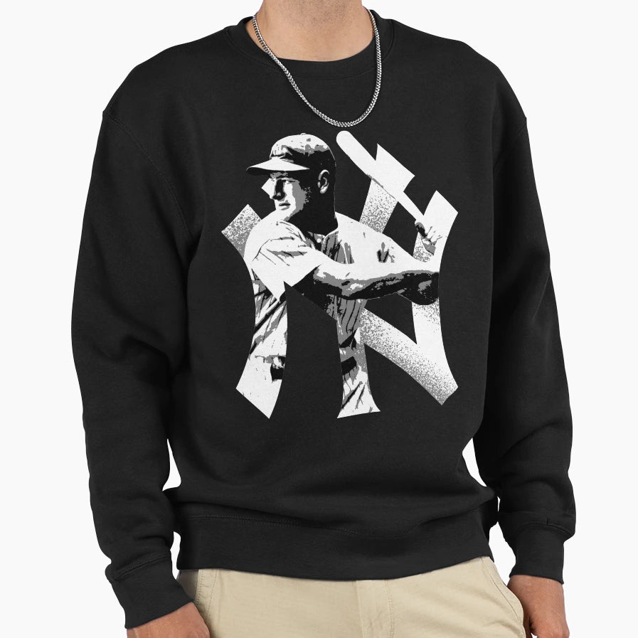 Lou Gehrig Ny Sweatshirt - Fun Novelty Design for Adults - T-Shirt, Sweatshirt, Hoodie