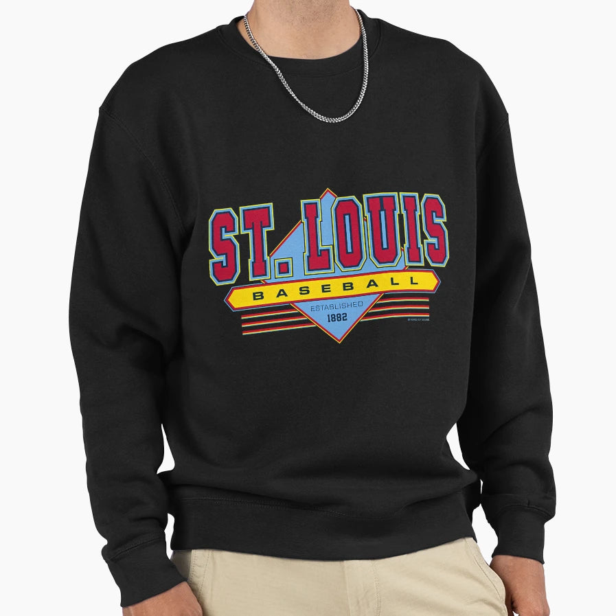 St Louis Baseball Sweatshirt - Unique Graphic Unisex - T-Shirt, Sweatshirt, Hoodie