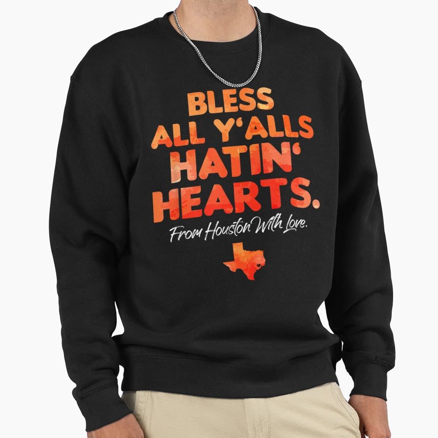 Bless All Yalls Sweatshirt - Novelty Apparel for Adults - T-Shirt, Sweatshirt, Hoodie