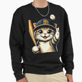 Padres Cat Sweatshirt - Trendy Graphic for Adults - T-Shirt, Sweatshirt, Hoodie