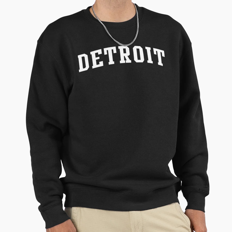 Detroits Funny Sweatshirt - Minimalist Print for Adults - T-Shirt, Sweatshirt, Hoodie