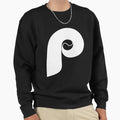 White P Initial Font Sweatshirt - Trendy Graphic Men Women - T-Shirt, Sweatshirt, Hoodie