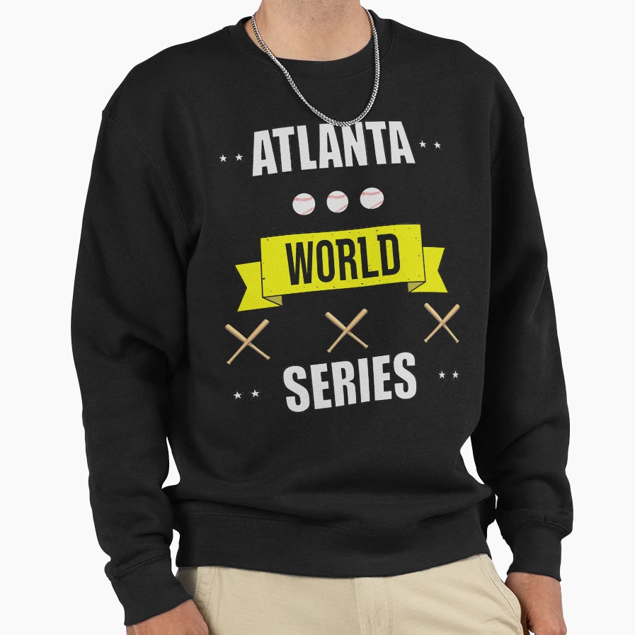 Atlanta Baseball Champions Sweatshirt - Fun Novelty Design for Adults - T-Shirt, Sweatshirt, Hoodie