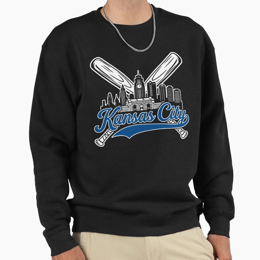 Kansas City Baseball Fan City Sweatshirt - Fun Novelty Design Unisex - T-Shirt, Sweatshirt, Hoodie