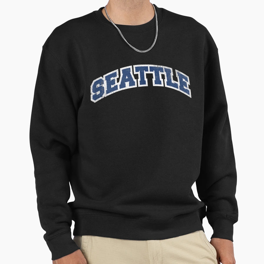 Seattle Washington Varsity Sweatshirt - Graphic Print Men Women - T-Shirt, Sweatshirt, Hoodie