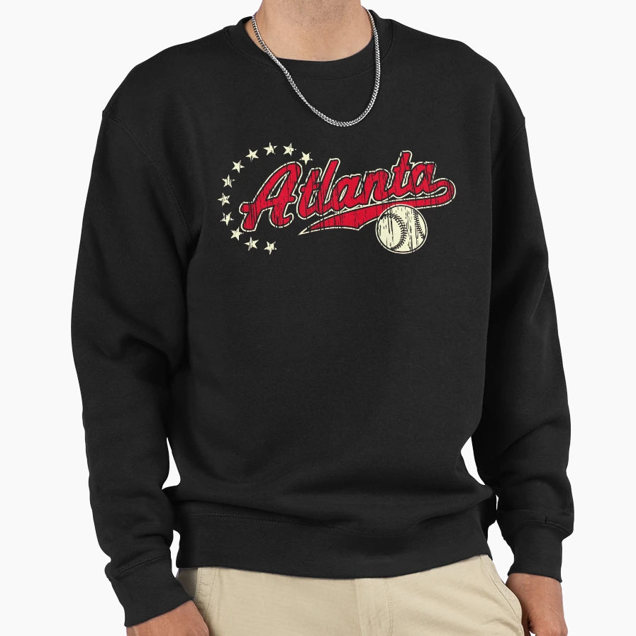 J2 Atlanta Sport City Baseball Sweatshirt - Streetwear Style Men Women - T-Shirt, Sweatshirt, Hoodie