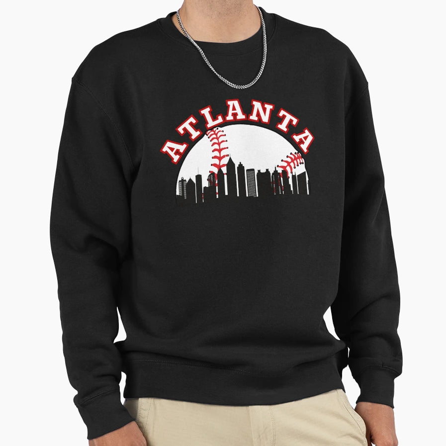 Atlanta Baseball Atlanta Ga Sweatshirt - Casual Everyday Wear for Adults - T-Shirt, Sweatshirt, Hoodie
